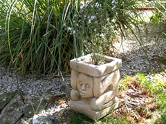Planter statue for the pation garden